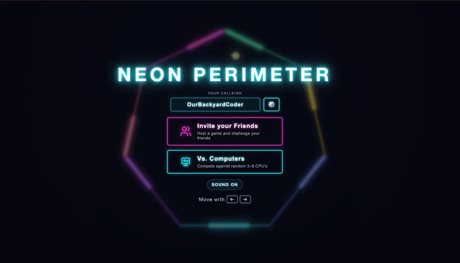 Skärmdump av NEON PERIMETER