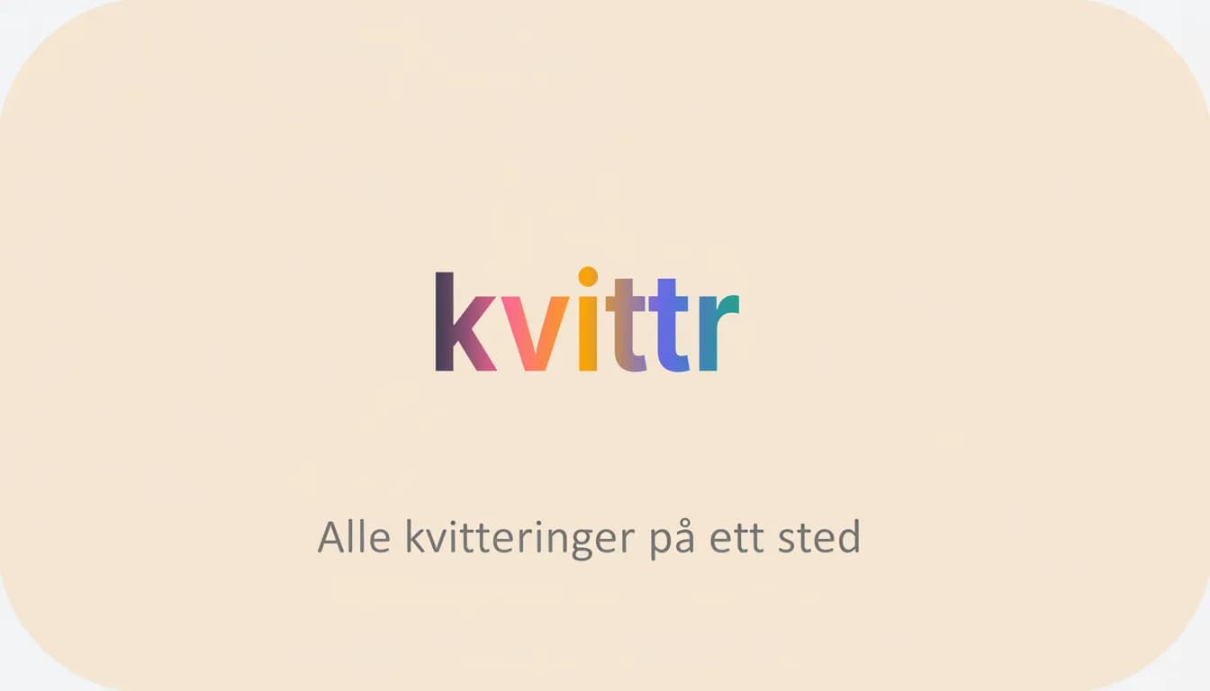 Skärmdump av Kvittr – Alle kvitteringer lagret på ett sted (Gratis app)