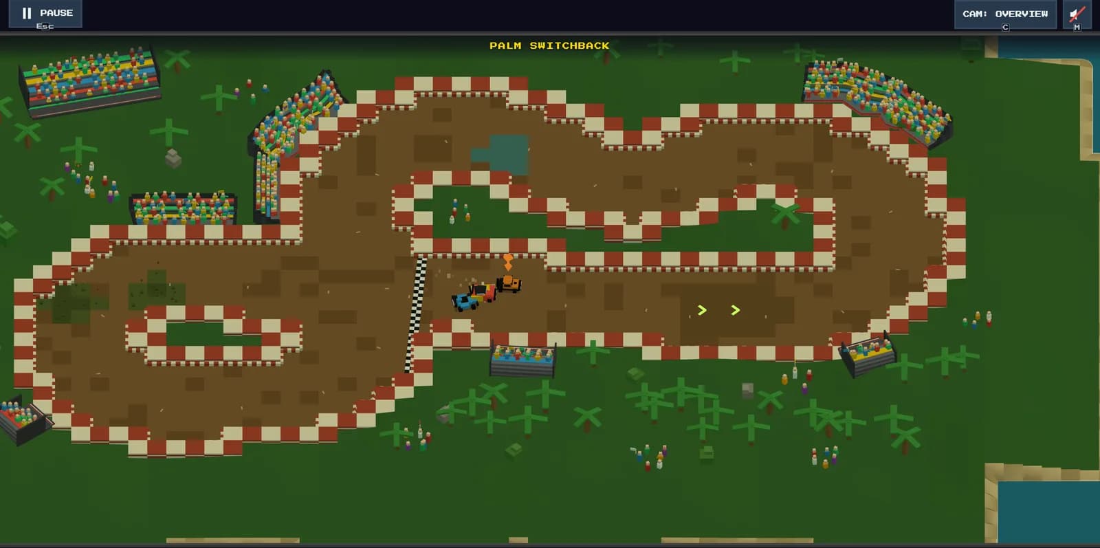 Skärmbild 1 från Off-Road Pixel Racer