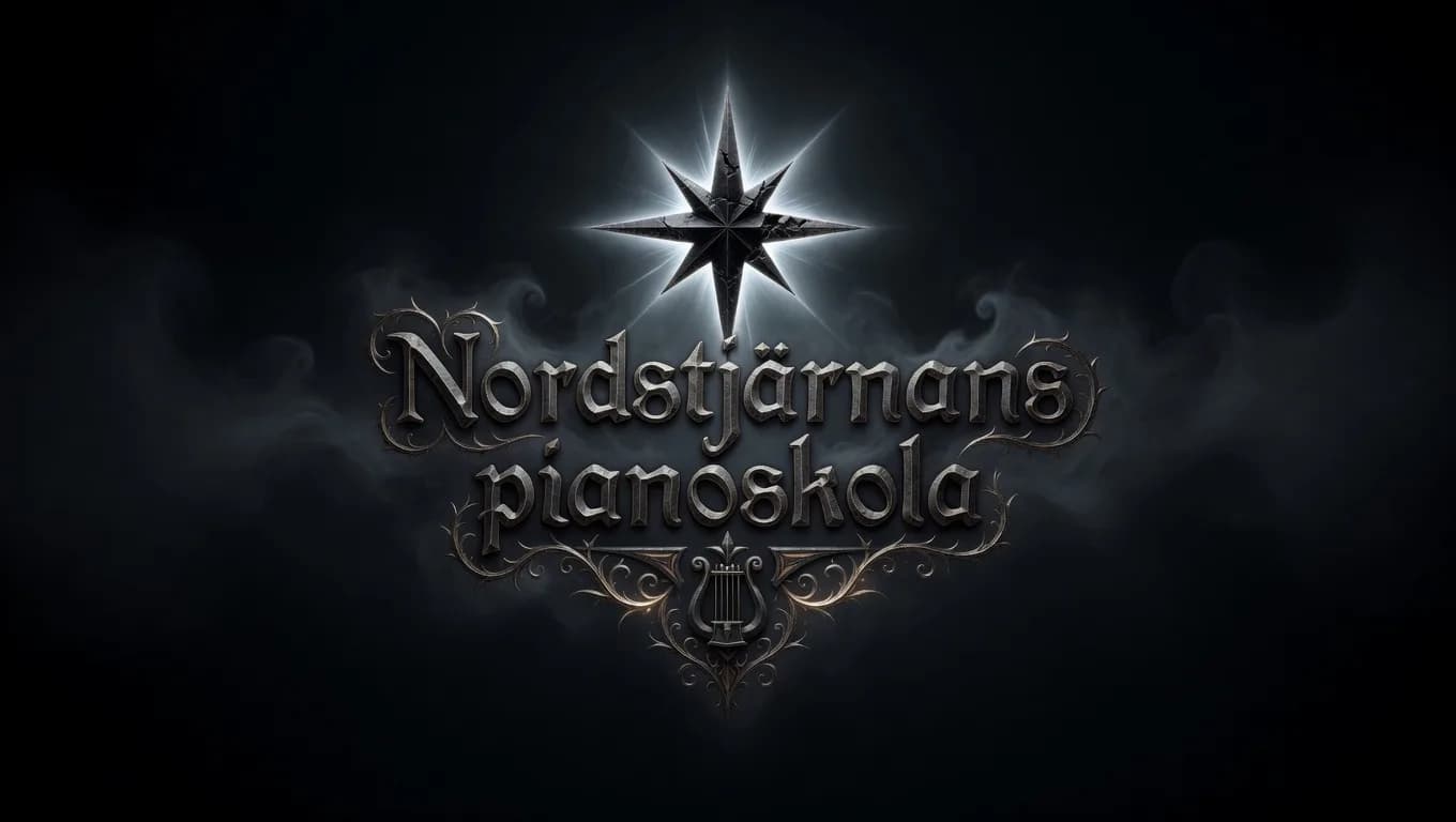 Skärmdump av Nordstjärnans pianoskola