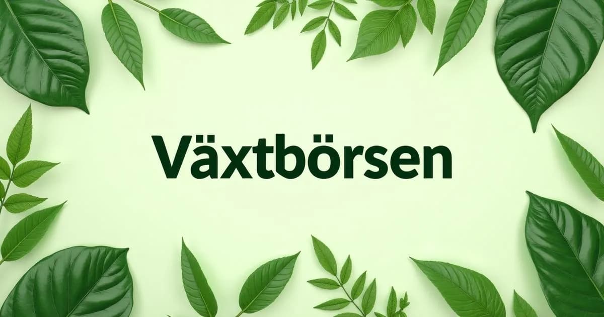 Skärmdump av Växtbörsen - Byt, köp och sälj växter med andra entusiaster