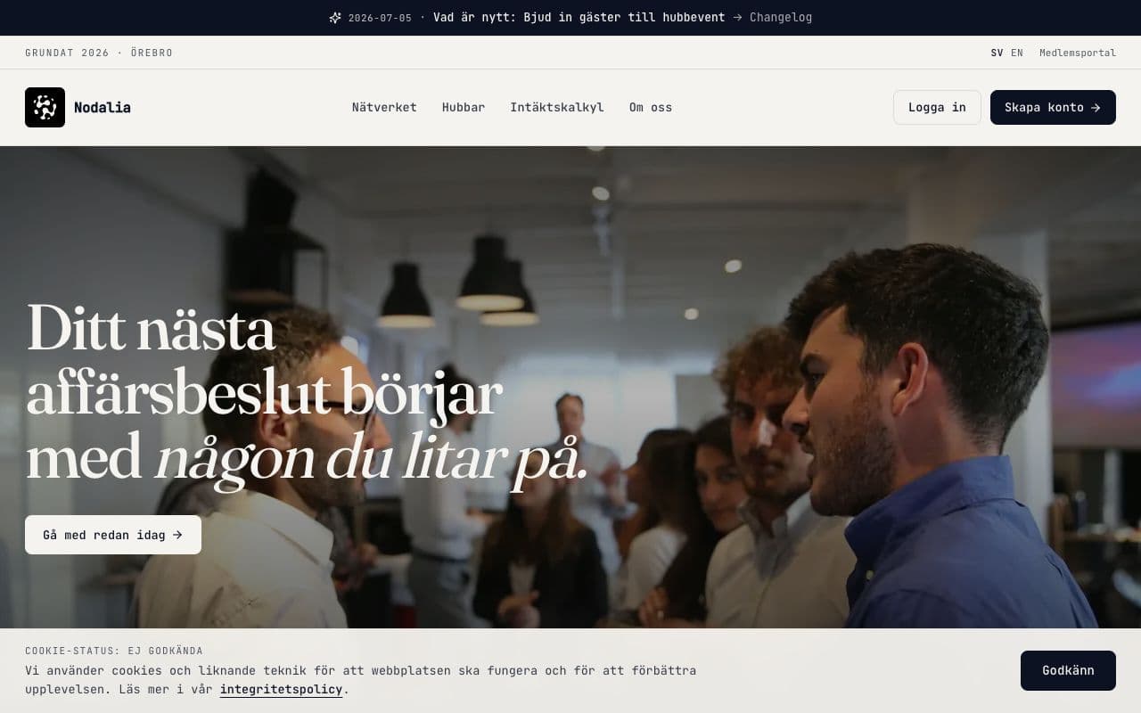 Skärmdump av Nodalia