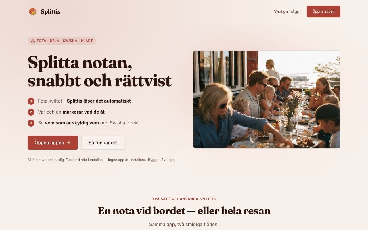 Skärmdump av Splittis